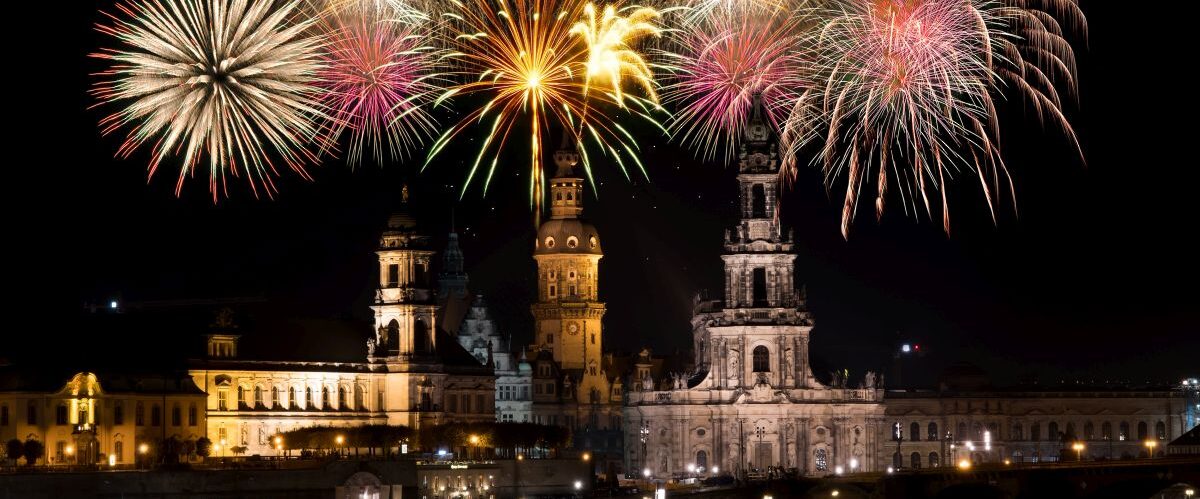 Feuerwerk in Dresden