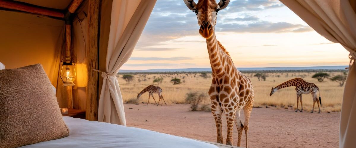 Tansania Giraffe