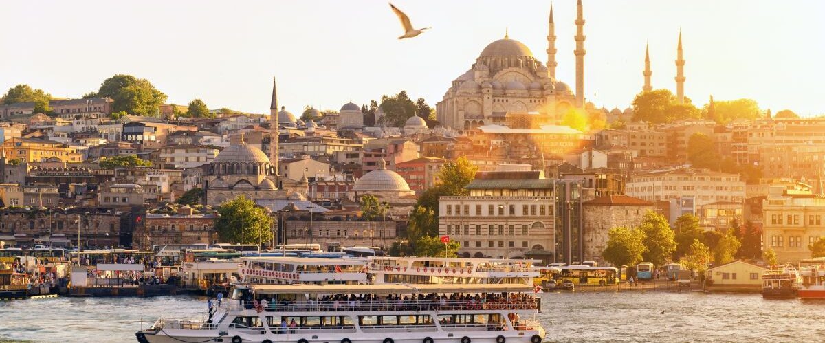 Blick auf Istanbul und den Bosporus
