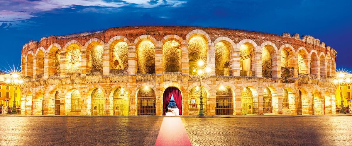 Lichterglanz in der Arena di Verona