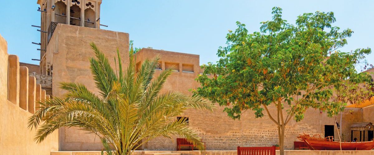 Old,Dubai.,Traditional,Arabic,Streets,In,Historical,Al,Fahidi,District