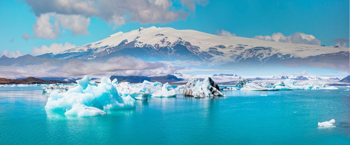 The,Glacier,Lagoon,Jökulsarlon,In,Iceland,-,Vatnajoekull,Glacier,In