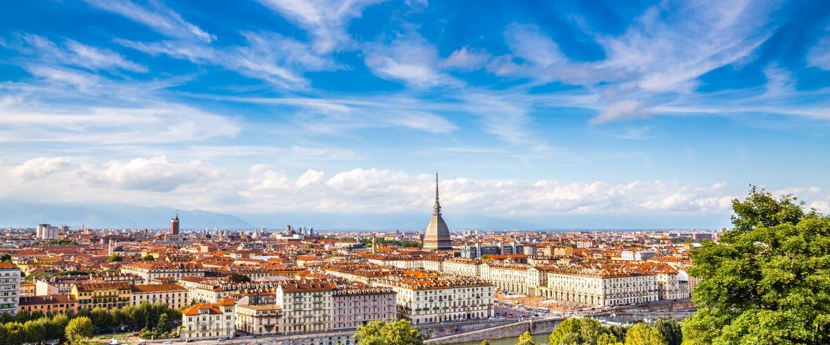 View of Turin city centre-Turin,Italy