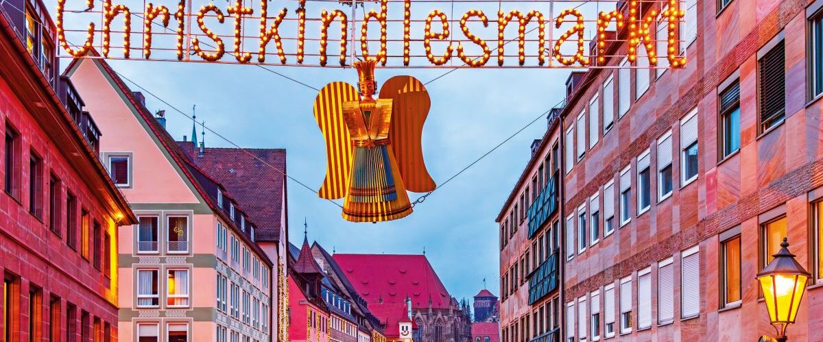 Nuremberg, Germany - 5th December 2024. Christkindlesmarkt famous Bavaria touristic Christmas destination.