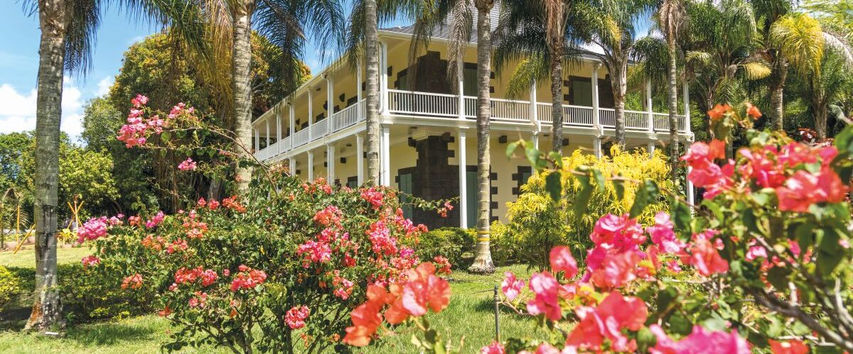 Kolonialvilla Mon Plaisir, Pamplemousses Botanical Garden, Mauritius, Afrika, | colonial villa Mon Plaisir, Pamplemousses Botanical Garden, Mauritius