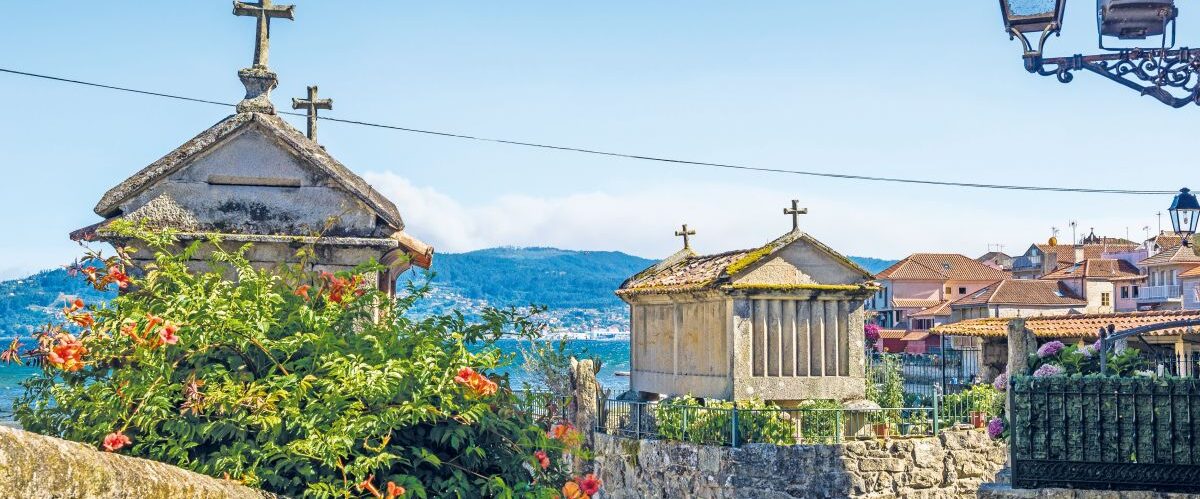 Town of Combarro, Pontevedra in Galicia (Spain)