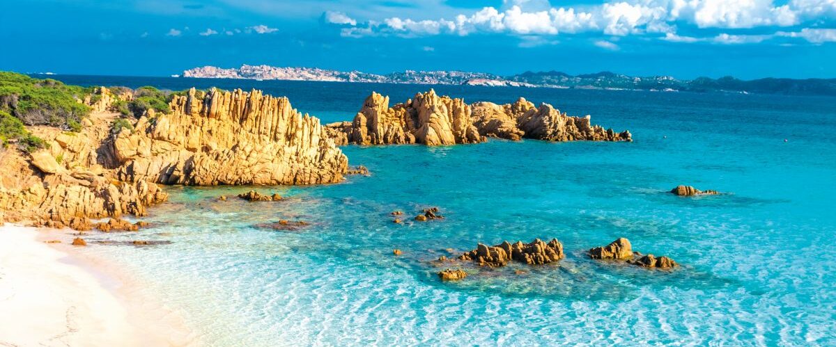 Amazing pink sand beach in Budelli Island, Maddalena Archipelago
