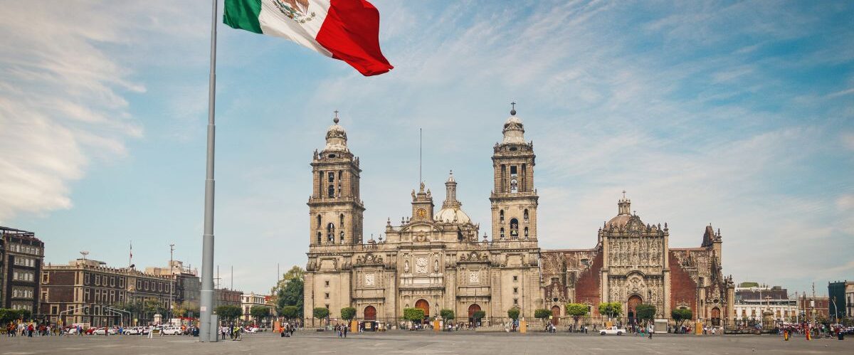 Zocalo,Square,And,Mexico,City,Cathedral,-,Mexico,City,,Mexico
