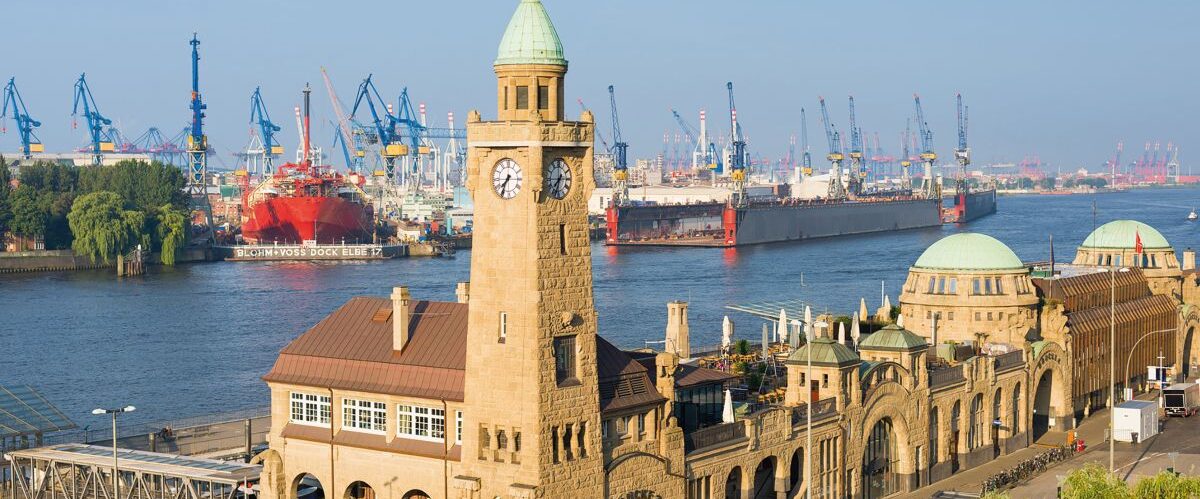 Port in Hamburg